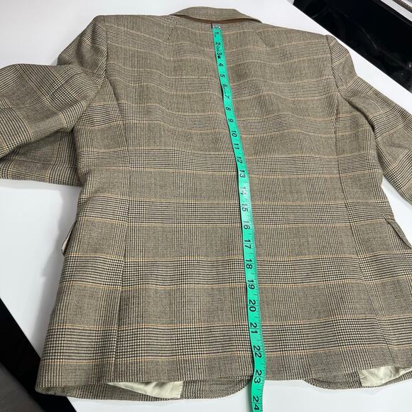 J Crew Schoolboy Blazer Sz 2 Houndstooth Wool Blend Preppy Old Money Academia - Picture 11 of 16